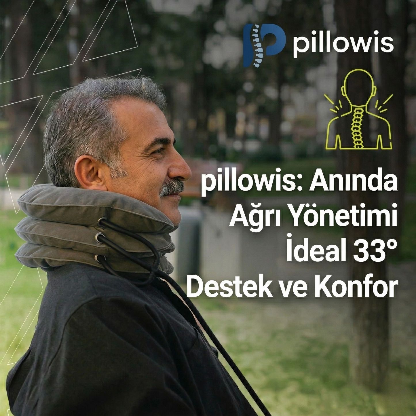 PİLLOWİS™ Boyun Gerici Terapi Yastığı