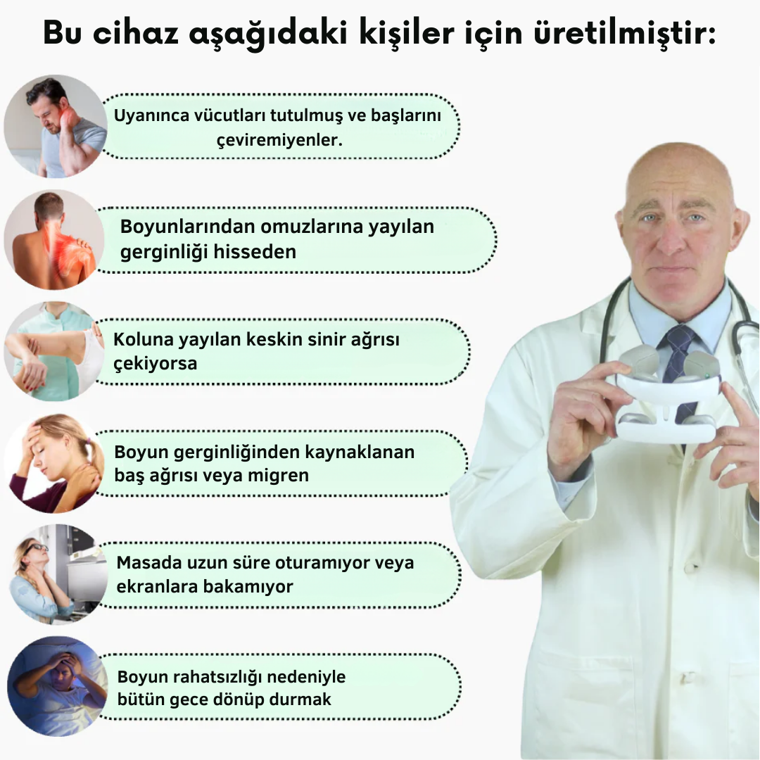 PİLLOWIS Boyun elektro terapi