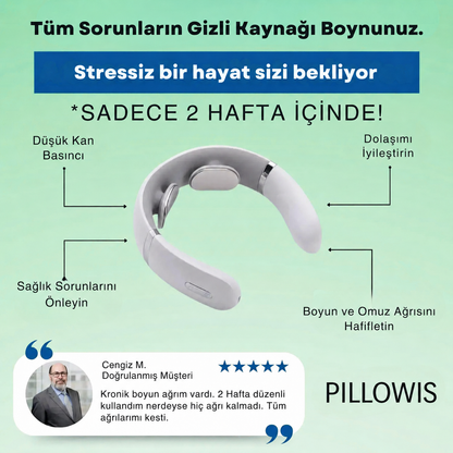PİLLOWIS Boyun elektro terapi